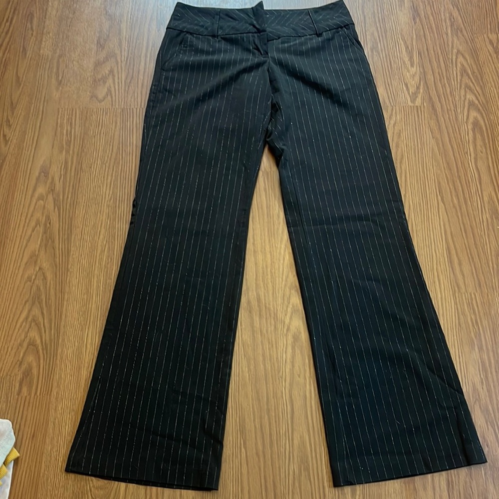 Pin stripe slacks